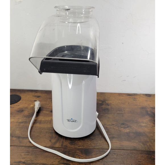 Rival Popcorn Maker Hot Air White RV-932 Stand Alone Used Tested Healthy Eating - Picture 11 of 11